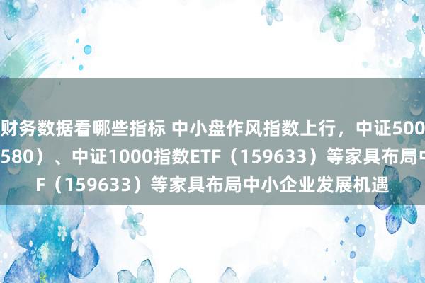 财务数据看哪些指标 中小盘作风指数上行，中证500ETF易方达（510580）、中证1000指数ETF（159633）等家具布局中小企业发展机遇