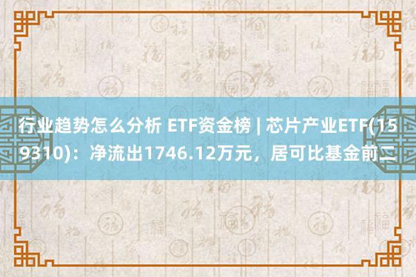 行业趋势怎么分析 ETF资金榜 | 芯片产业ETF(159310)：净流出1746.12万元，居可比基金前二