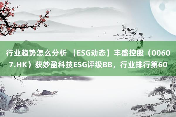 行业趋势怎么分析 【ESG动态】丰盛控股（00607.HK）获妙盈科技ESG评级BB，行业排行第60